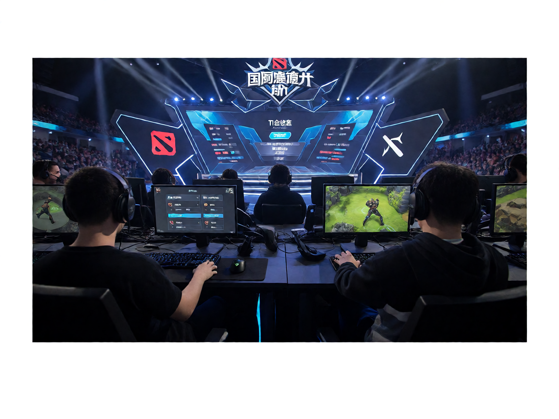DOTA2国际邀请赛Ti电竞现场